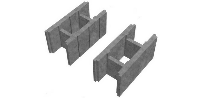 Пустотелые блоки для опалубки